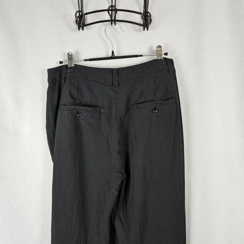 Eileen Fisher 100% Silk Tapered Pants Relaxed Fit Size XS Pleated Washable Ankle